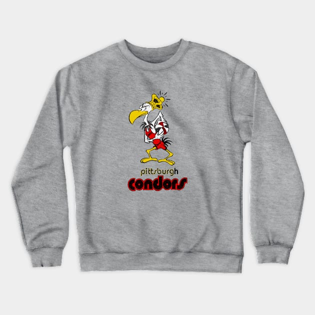 Retro Pittsburg Condors Basketball 1971 Crewneck Sweatshirt by LocalZonly